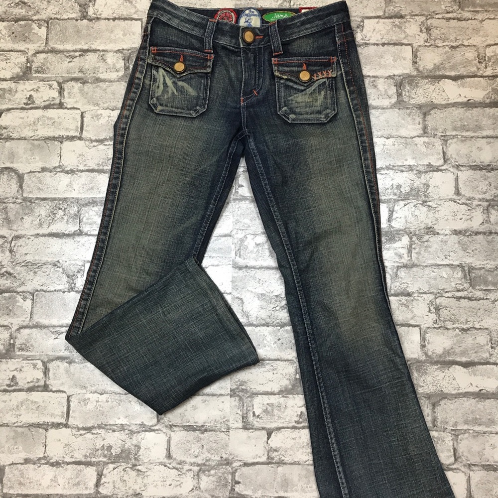 California Vintage Jane Low Rise Boot Cut Jeans